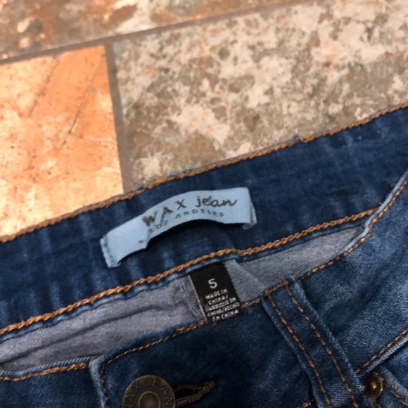 Wax Dark Blue Skinny Jeans - Picture 5 of 5